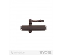 Доводчик накладной RYOBI *1500 D-1504 DARK_BRONZE STD_ARM EN_2/3/4 до_80кг 1100мм FIRE