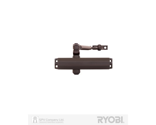 Доводчик накладной RYOBI *1500 D-1504 DARK_BRONZE STD_ARM EN_2/3/4 до_80кг 1100мм FIRE