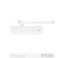 Доводчик накладной RYOBI 2550 D-2550 WHITE BC UNIV_ARM EN_1-4 до_80кг 1100мм FIRE