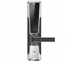 Smart замок ZKTeco ZM100 left для лівих дверей зі скануванням обличчя і зчитувачем відбитку пальця