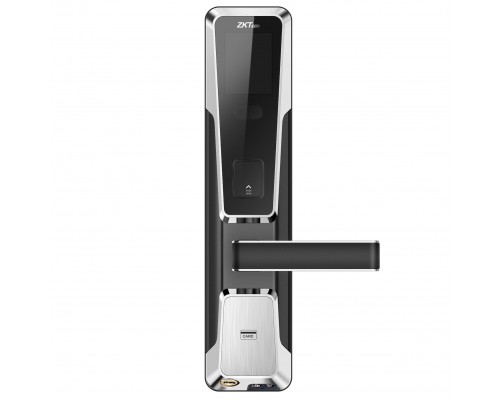 Smart замок ZKTeco ZM100 left для лівих дверей зі скануванням обличчя і зчитувачем відбитку пальця