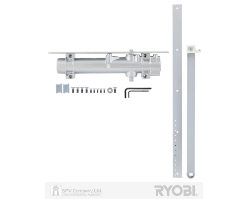 Доводчик врезной RYOBI CO-50 CO-155_R ALUMINIUM BC SLD_HO_ARM EN_6 120кг 1200мм LEFT