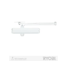 Доводчик накладной RYOBI *1500 D-1504 GLOSSY_WHITE UNIV_ARM EN_2/3/4 до_80кг 1100мм FIRE