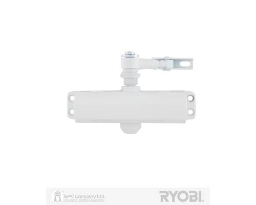 Доводчик накладной RYOBI *9900 9903 GLOSSY_WHITE STD_ARM EN_2/3 до_65кг 965мм