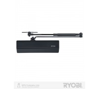 Доводчик накладной RYOBI *1500 D-1554 GREY_ANTHRACITE UNIV_ARM EN_2/3/4 до_80кг 1100мм FIRE