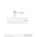 Доводчик накладной RYOBI *1500 DS-1554 GLOSSY_WHITE STD_HO_ARM EN_2/3/4 до_80кг 1100мм