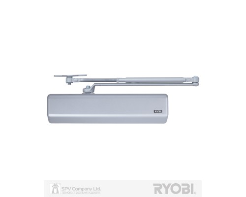 Доводчик накладной RYOBI 3550 D-3550 SILVER BC/DA UNIV_ARM EN_2-5 до_100кг 1250мм FIRE