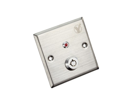 Кнопка виходу з ключем Yli Electronic YKS-850LS для системи контролю доступу