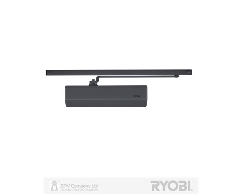 Доводчик накладной RYOBI 2000 D-2050T GREY_ANTHRACITE BC SLD_ARM EN_3 60кг 950мм FIRE