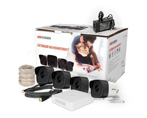 Комплект видеонаблюдения Hikvision NK4E0-1T