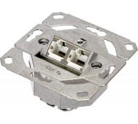 Механізм розетки 2 місний Cat.6A IEEE 802.3an Gira 245200
