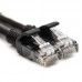 Патч-корд PowerPlant Cat5E UTP 1 м, черный