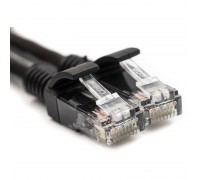 Патч-корд PowerPlant Cat5E UTP 2м, черный