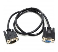 Видео кабель PowerPlant VGA (M) - VGA (F), 1 м