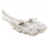 Патч-корд PowerPlant Cat5E UTP 20м, белый