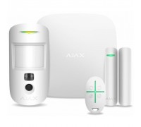 Ajax StarterKit Cam Plus white EU (комплект сигналізації)