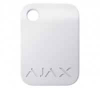 безконтактний брелок управління Ajax Tag white (10pcs)