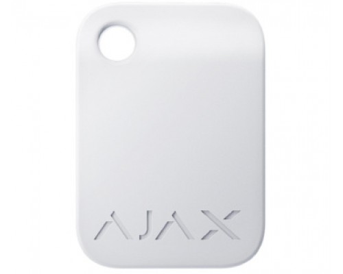 безконтактний брелок управління Ajax Tag white (10pcs)